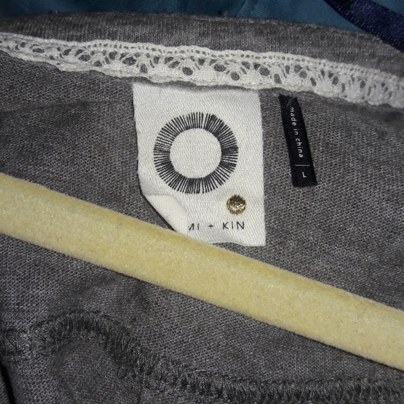 Akemi and Kin Gray Henley Tunic - Picture 5 of 7